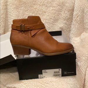 NWOT Leather booties -Size 8